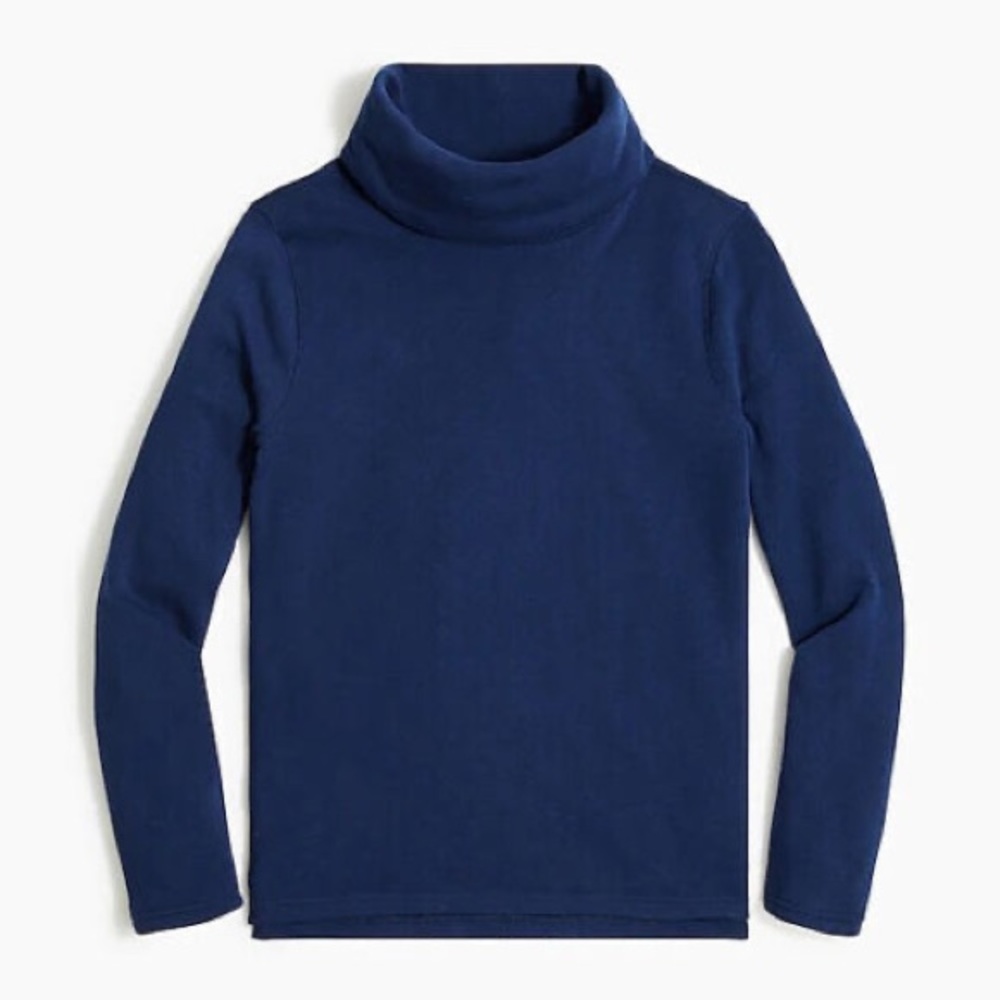 J.Crew Factory Mockneck Sweatshirt Navy XL